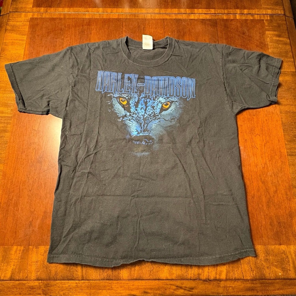 Harley-Davidson Wolf Graphic Indianapolis Southside T-Shirt XL Black